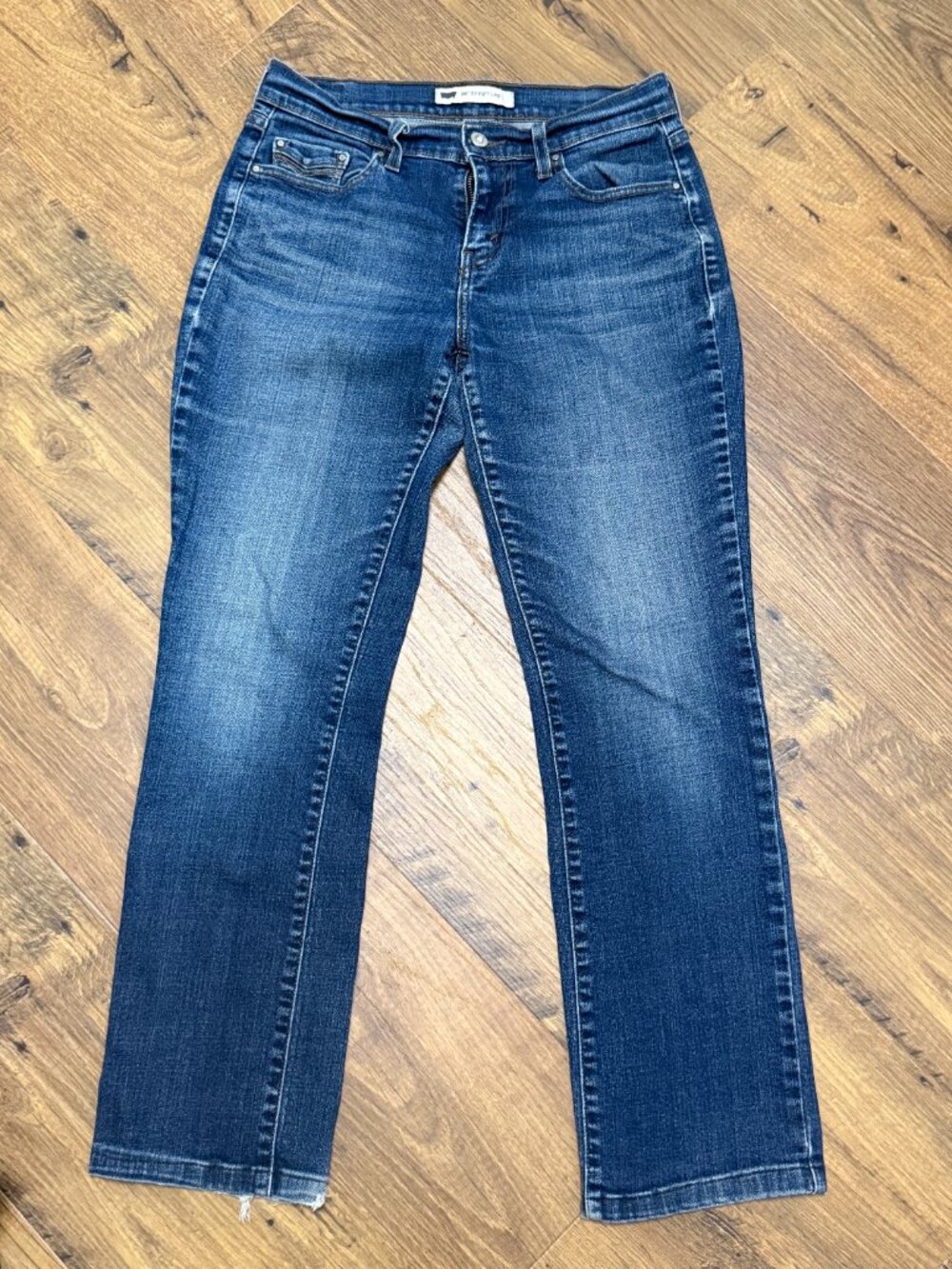 Levi's 505 Straight Leg Mid-Rise Jeans - Picture 2 of 10